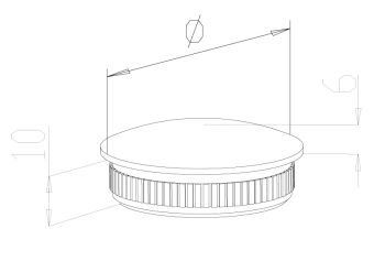 End Caps - Model 0810 CAD Drawing